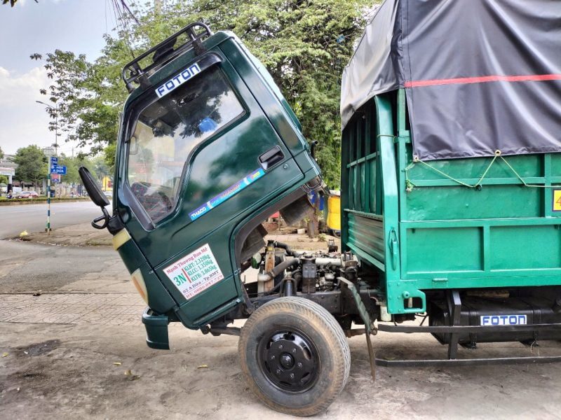 Bán Con Xe Tải Fusin Foton 1,35T Đời 2008 Cabin Lật Máy Chất Giá Rẻ