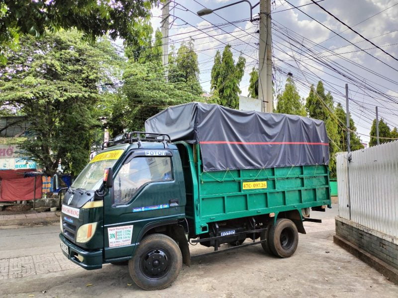 Bán Con Xe Tải Fusin Foton 1,35T Đời 2008 Cabin Lật Máy Chất Giá Rẻ