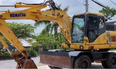 Bán Xe Múc Bánh Lốp Komatsu Đời 2008 Nhập Nhật Xe Chất Giá Rẻ