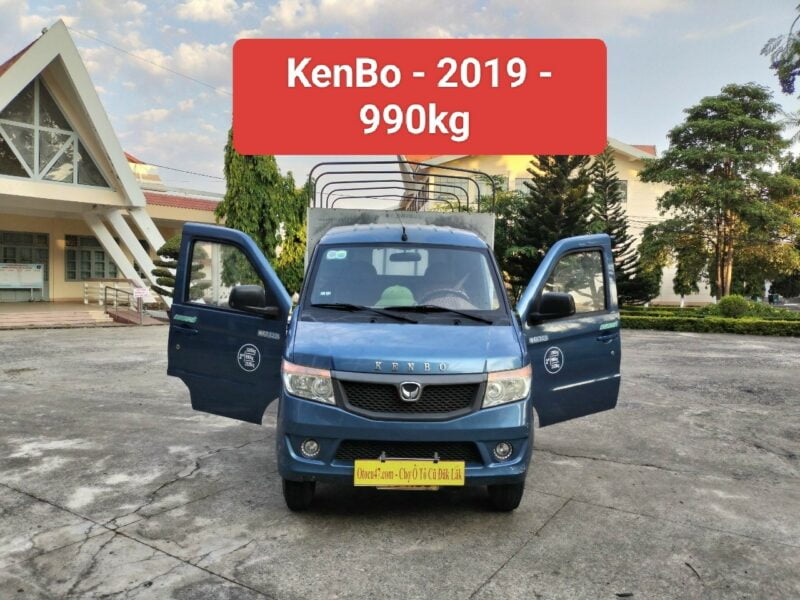 KenBo mui bạt - 2019 - 990kg - Keo chỉ máy số sơn zin - Máy lạnh - Kính bấm điện - Trợ lực lái điện - Remote cửa - Otocu47.com (Chợ Ô Tô Cũ Đăk Lăk)