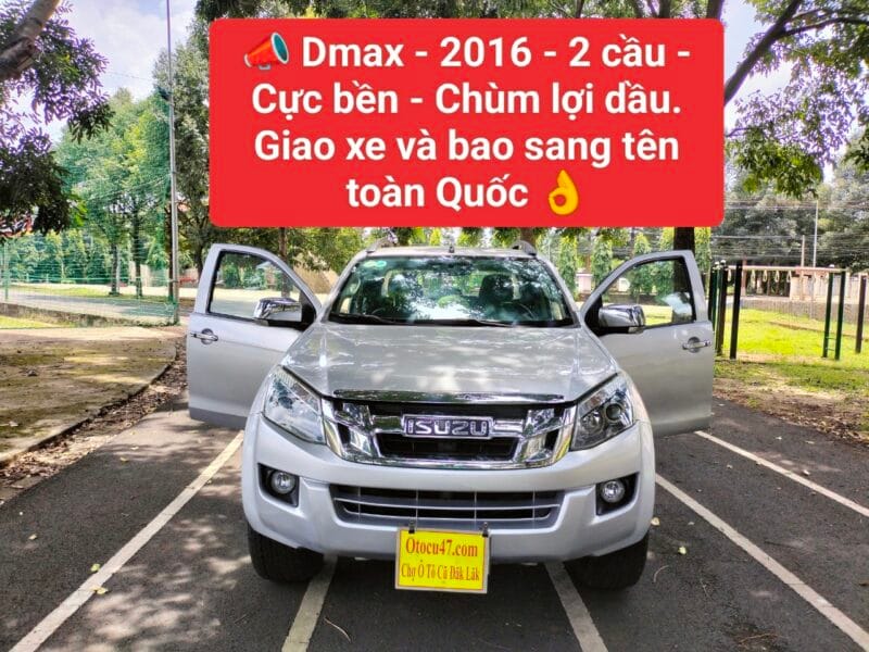 Isuzu Dmax cực bền chùm lợi dầu - Đời 2016 - Phiên bản LS - Máy số keo chỉ khung gầm nguyên zin – Otocu47.com (Chợ Ô Tô Cũ Đăk Lăk)