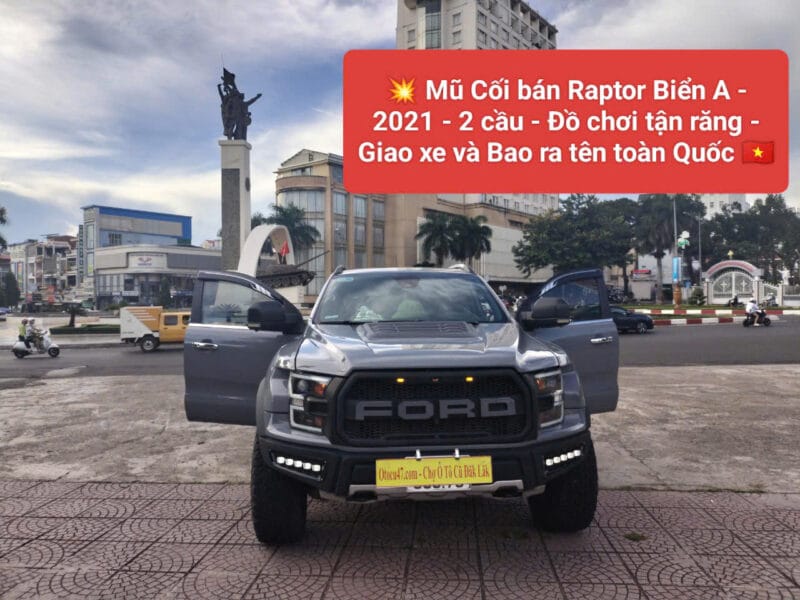 Ford Ranger Raptor Biển A - Đời 2021 - Máy, số, keo chỉ, khung gầm sắt si và toàn bộ kính nguyên Zin – Otocu47.com (Chợ Ô Tô Cũ Đăk Lăk)