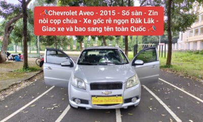 Chevrolet Aveo - Đời 2015 - Máy, số, keo chỉ, khung gầm sắt si, đèn và toàn bộ kính nguyên Zin - Otocu47.com (Chợ Ô Tô Cũ Đăk Lăk)