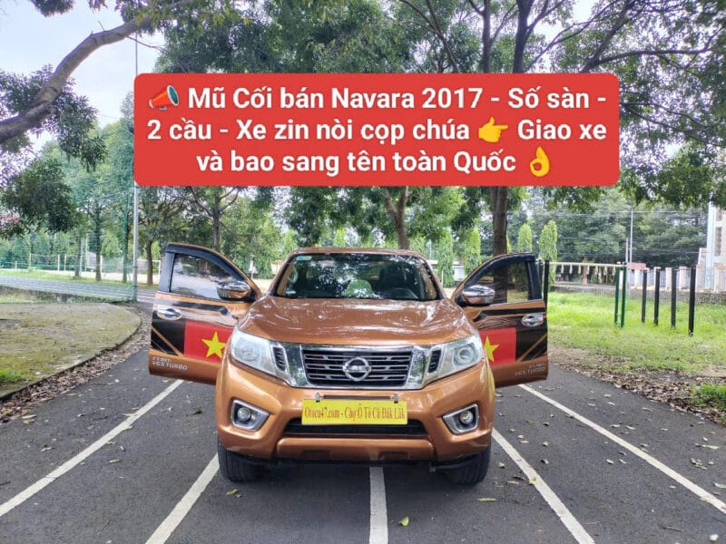 Nisan Navara - Đời 2017 - Nhập Thái nguyên con - Máy, số, keo chỉ, khung gầm sắt si, đèn và toàn bộ kính nguyên Zin – Otocu47.com (Chợ Ô Tô Cũ Đăk Lăk)