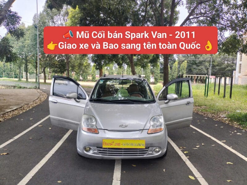 Bán Chevrolet Spark Van - Đời 2011 - Đăng kiểm mới tinh - Xe đẹp - Máy chất  - Otocu47.com - Chợ Ô Tô Cũ Đăk Lăk